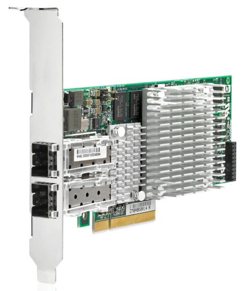 468332R-B21 - HP NC522SFP PCI Express Dual-Ports 10GBe Internal Gigabit Ethernet Network Interface Card (NIC)
