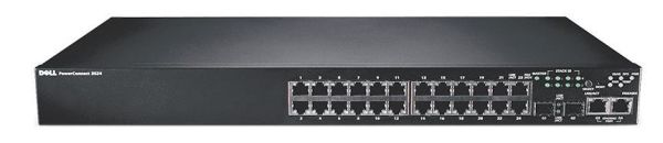 469-3412 - Dell PowerConnect 3524 24-Port 10/100-Base-T 2 x Gigabit SFP+ 10/100/1000 Manageable Stackable Ethernet Rack-mountable Switch