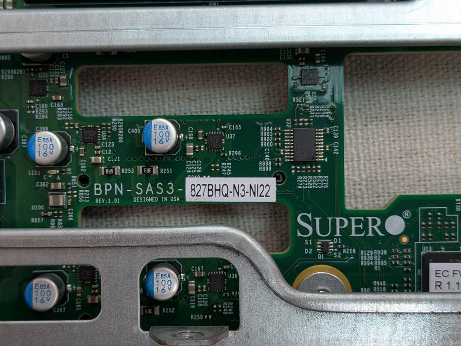Nutanix BPN-SAS3-827BHQ-N3-NI22 Supermicro 2U 12x 3.5" SAS/SATA Backplane