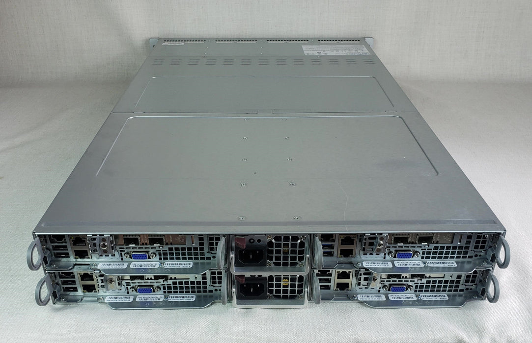 Nutanix NX-1265-G5-2640v4 2U 4 Node 12x 3.5” Barebones Server w/ 4x X10DRT Nodes