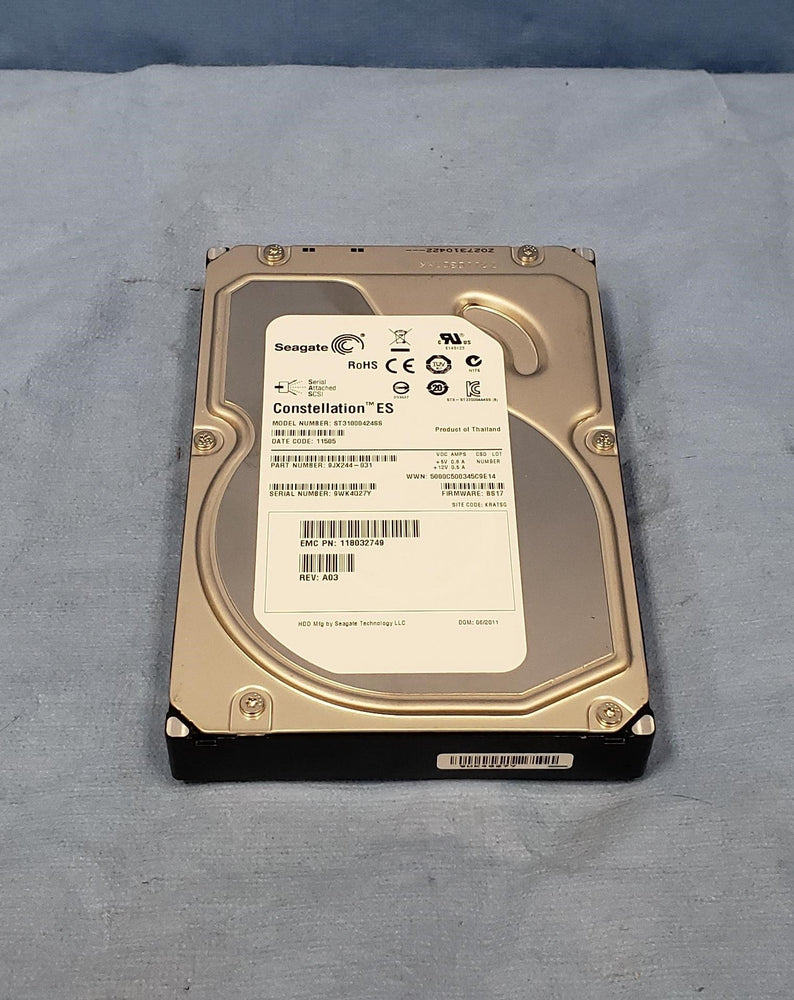 Lot of 16 Seagate Constellation ES 1TB 7.2K 3.5" SAS HDD ST31000424SS 9JX244-031