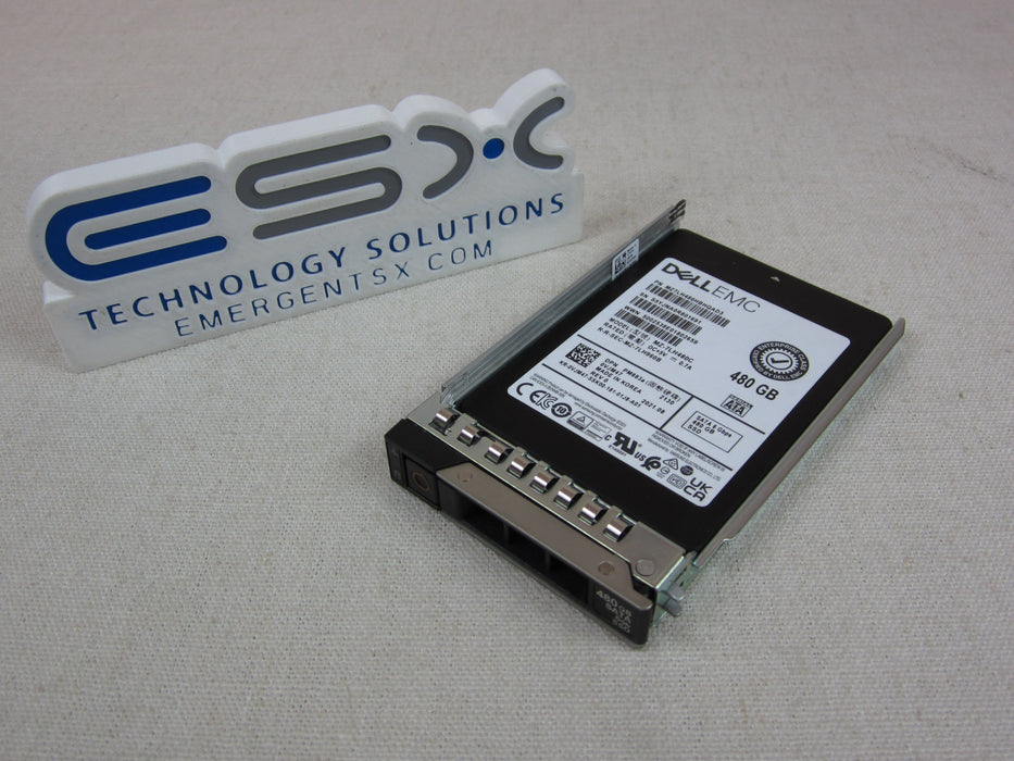 Dell VJM47 480GB 6Gb/s 2.5" SATA RI TLC SSD Samsung PM883a MZ-7LH480C 14G Tray