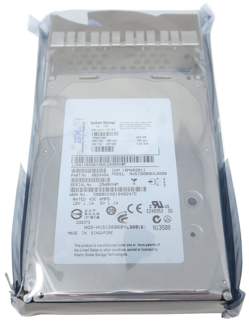 49Y1937 49Y1901 49Y1928 IBM 600GB 15K RPM 6Gb/s 3.5" SAS Hard Drive