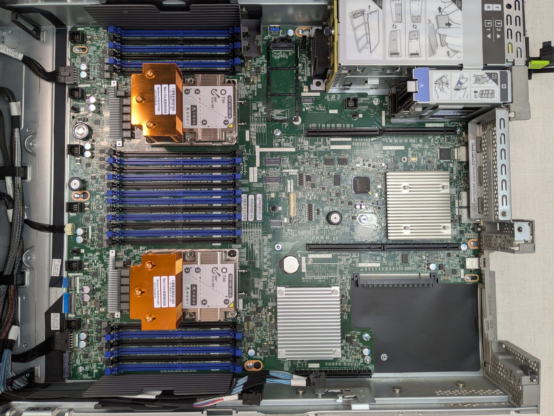 Cisco 15016-1 Main System Motherboard Assembly for UCS C240 M5