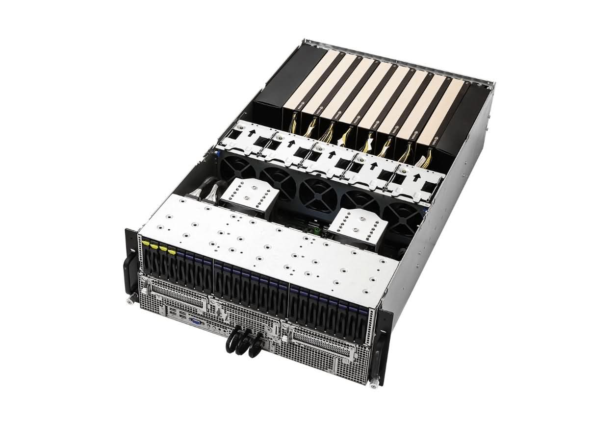 ASRock 4U8X-TURIN2/DLC SYN B200 AMD EPYC DDR5 HGX B200 4U Rackmount/GPU Server