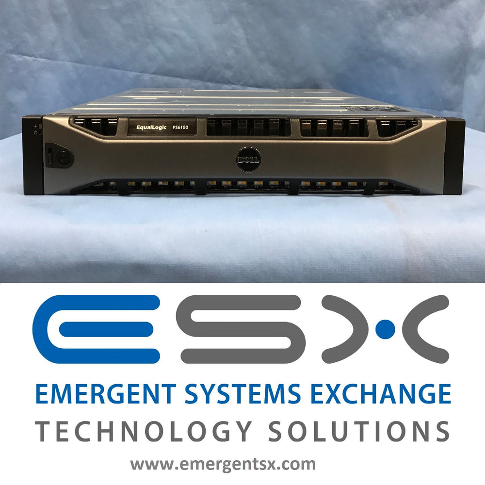 Dell EqualLogic PS6110x Storage Array - 24x 300GB 10k, 2x 10G Controllers 7.2TB