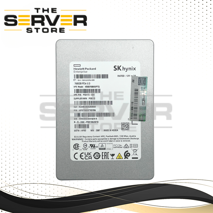 SK Hynix 7.68TB NVMe U.3 PCIe Gen 4.0 x4 RI SFF 2.5" 15mm SSD Series PE8110