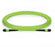 MTP-16 APC Female 16 Fibers Trunk Cable OFNP/LSZH OM5 50/125 MMF Elite, Lime Green