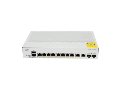 Cisco Catalyst C1000-8T-2G-L 8-Port Managed Data Switch, 2x1G SFP/RJ-45 Combo