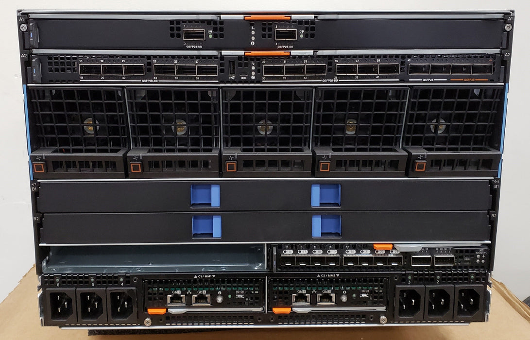 Dell MX7000 Chassis – 2x MX9002m, 2x MX9116n, 2x MX740c 2x 16C Gold 6142 768GB