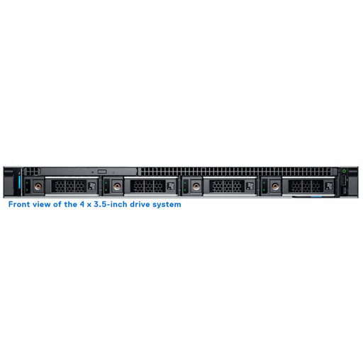 4x 3.5" SAS/SATA Rack Chassis | Refurbished Dell PowerEdge R340