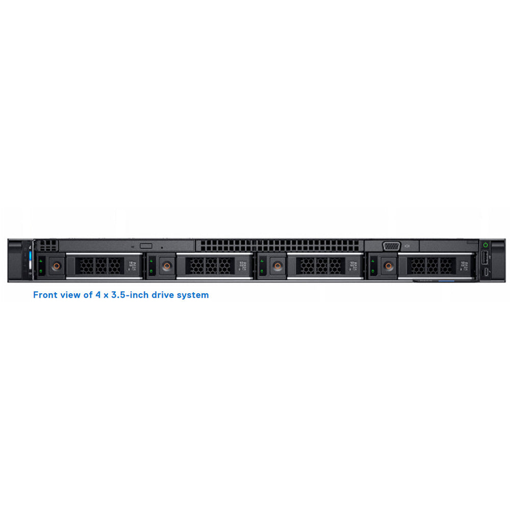 4x 3.5" SAS/SATA Rack Chassis | Refurbished Dell PowerEdge R440