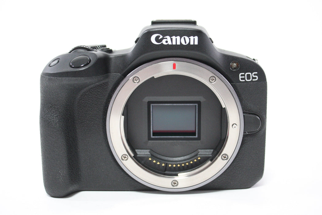 Canon EOS R50 Digital Mirrorless Camera with 18-45mm f/4.5-6.3 IS STM Lens with Shutter Count 1000 or Less