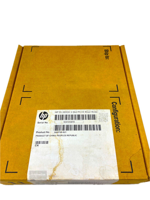 500579-B21 I Renew Sealed HP DL380 G6 PCI Express 3-Slot Riser Card Kit