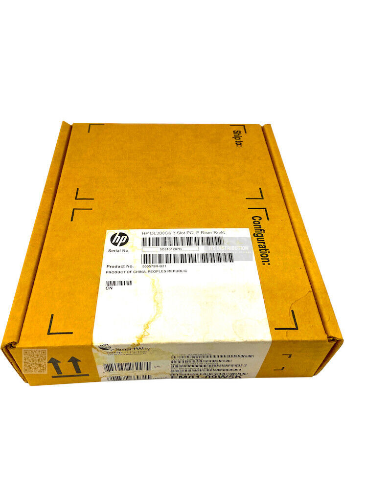 500579-B21 I Renew Sealed HP DL380 G6 PCI Express 3-Slot Riser Card Kit