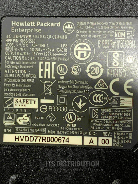 5066-5563 I Genuine HPE Universal Power Adapter JL380A J9783A 1410 1405 Series