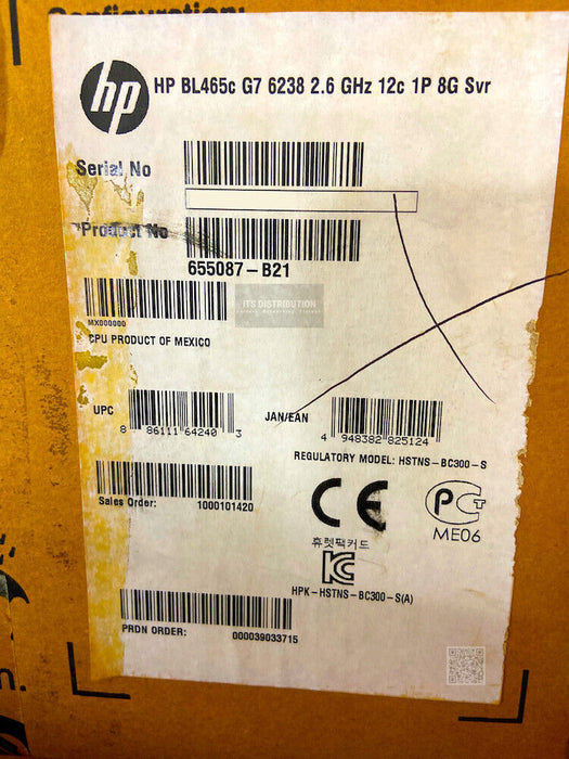 507014-B21 I BUNDLE HP Renew HP BLc7000 Enclosure + 8x BL465G7 655087-B21 Blades