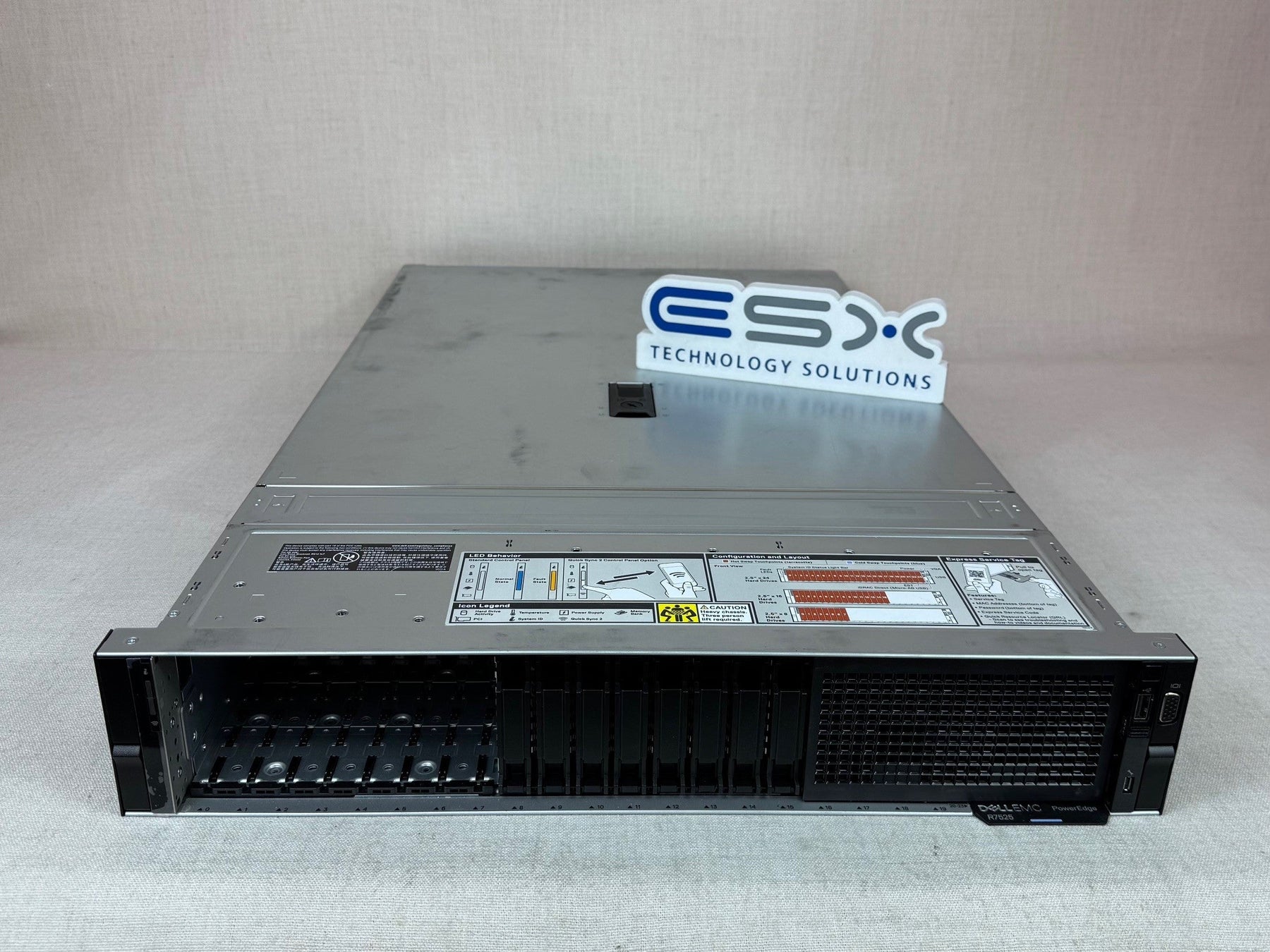 Dell PowerEdge R7525 16x 2.5" CTO Server - 2x Heatsink, 2x 1400W, iDRAC Ent