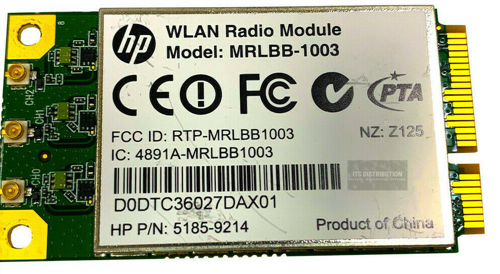 5185-9214 I LOT OF 10 HP MRLBB-1003 WLAN Radio Module Mini PCIe