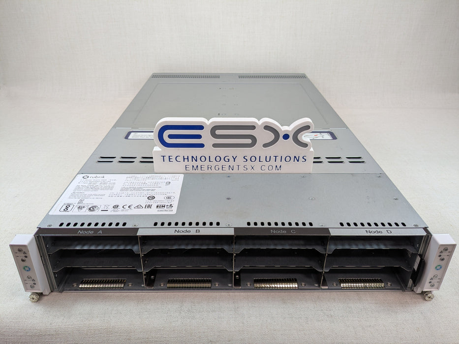 Rubrik R6408 / Supermicro 2U 12x 3.5" 4 Node CTO Server Chassis 4x X10DRT-B+