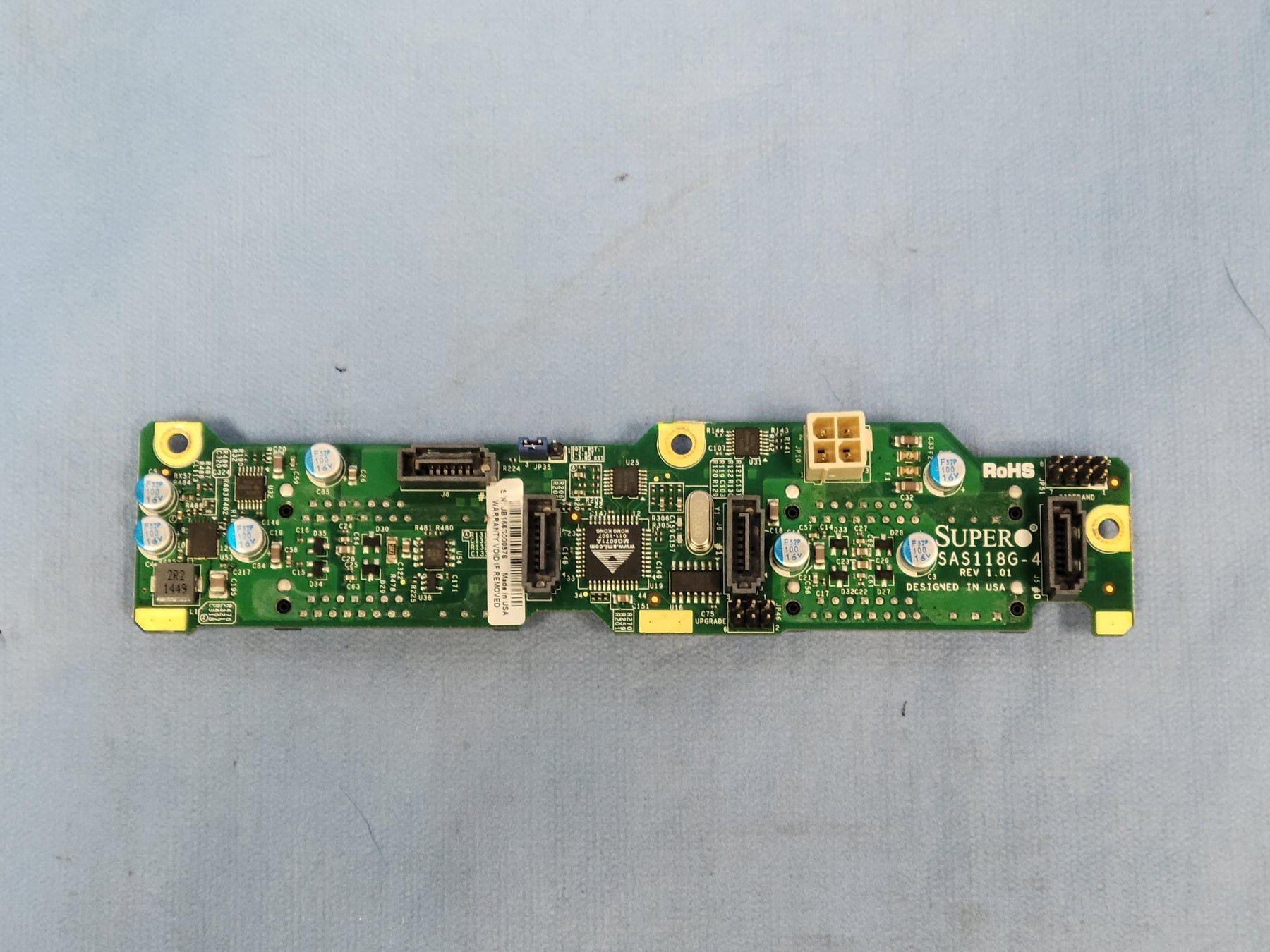 SuperMicro 1U 4-Bay SFF SAS HDD Backplane SAS118G-4