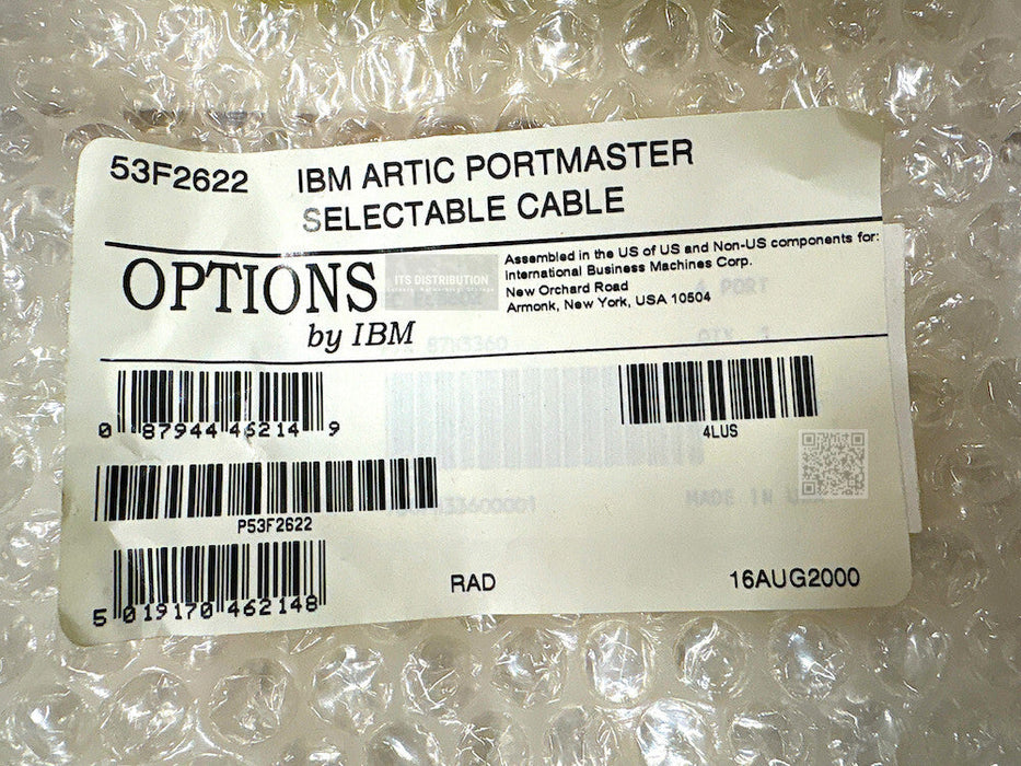 53F2622 I Genuine IBM 4 Port Artic PortMaster Selectable Interface Cable 40F9897