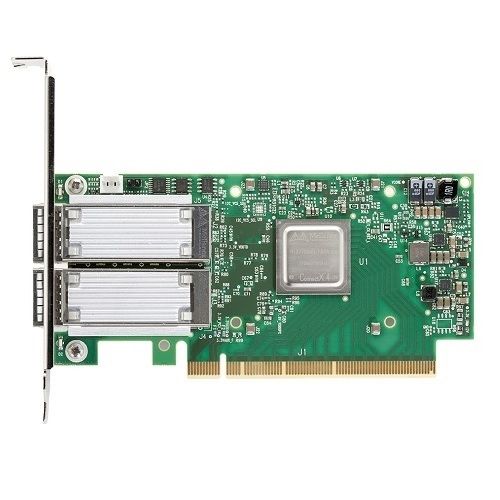 540-BBNZ - Dell Mellanox ConnectX-4 100Gbps Dual Port Edr QSFP Vpi Low Profile PCI Express 3.0 x16 Network Adapter
