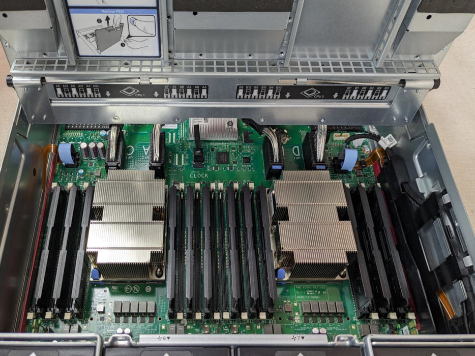 Dell PowerEdge R940 3U Server - 4x 24C Platinum 8168 2.7GHz, 512GB, 2x 240GB M.2