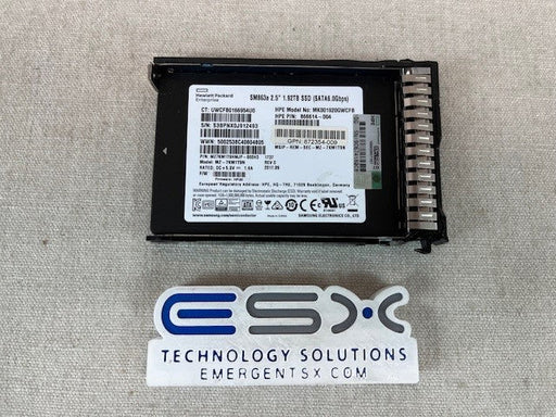 HPE 872522-001 - 1.92TB SATA 6G MU SFF SC SSD