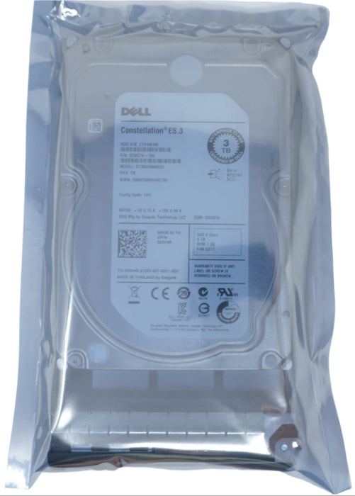 Dell 55H49 Seagate 3TB 7.2K 6G 3.5" SAS Hard Drive ST3000NM0023