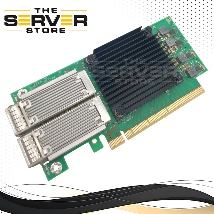Mellanox ConnectX-5 Dual Port 100 Gigabit Ethernet (100GbE) QSFP28 PCIe Network Card (No Bracket Included). P/N: MCX516A-CDAT.