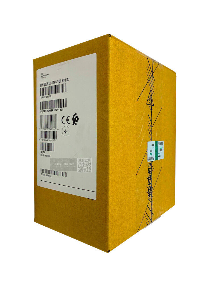 872477-B21 I New Retail HPE 600GB SAS 12G Mission Crit 10K SFF SC HDD 872736-001
