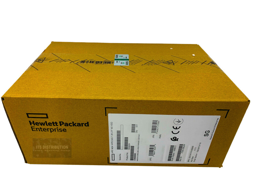 R0Q62A I HPE MSA Enterprise 14TB SAS 7.2K LFF 3.5 M2 HDD P13252-001 New Retail