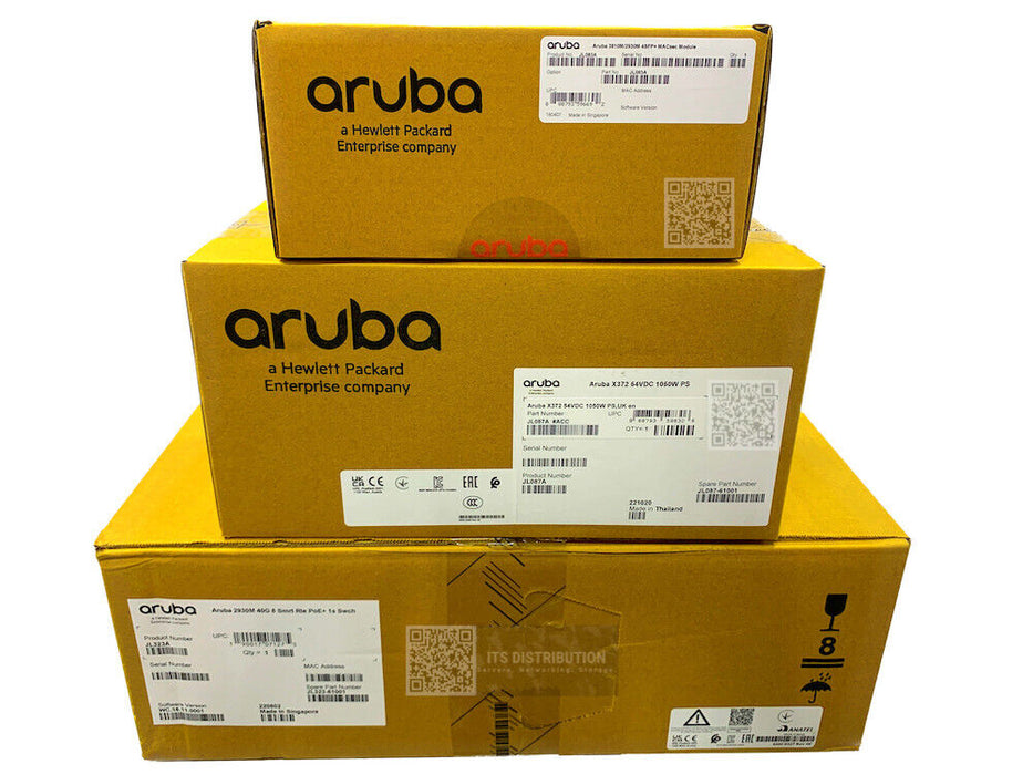 JL323A I New HPE Aruba 2930M 40G 8 SmartRate PoE+ 1Slot Switch + JL087A JL083A