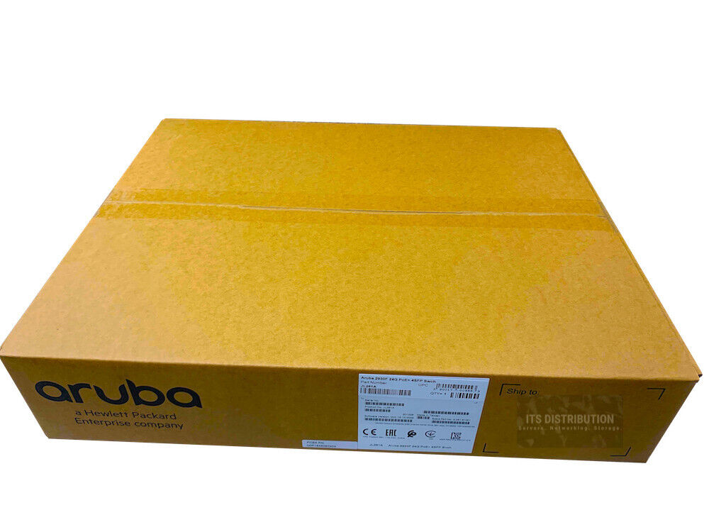 JL261A I New Sealed HPE Aruba 2930F 24G PoE+ 4SFP Switch