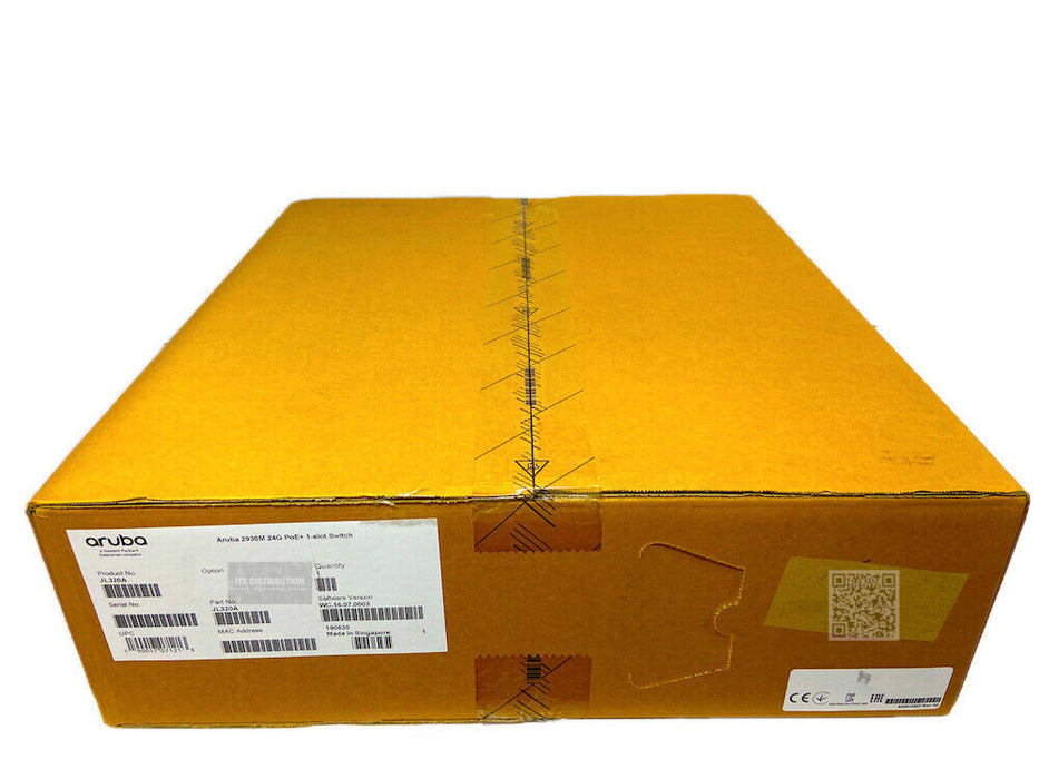 JL320A I New Sealed HPE Aruba 2930M 24G PoE+ 1-Slot Switch