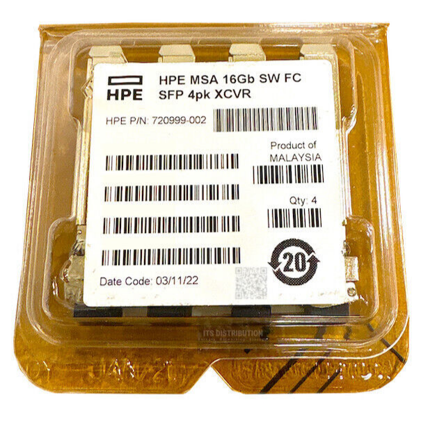 C8R24B I Genuine HPE 4-pack MSA 16GB FC SFP XCVR Transceiver 876143-001