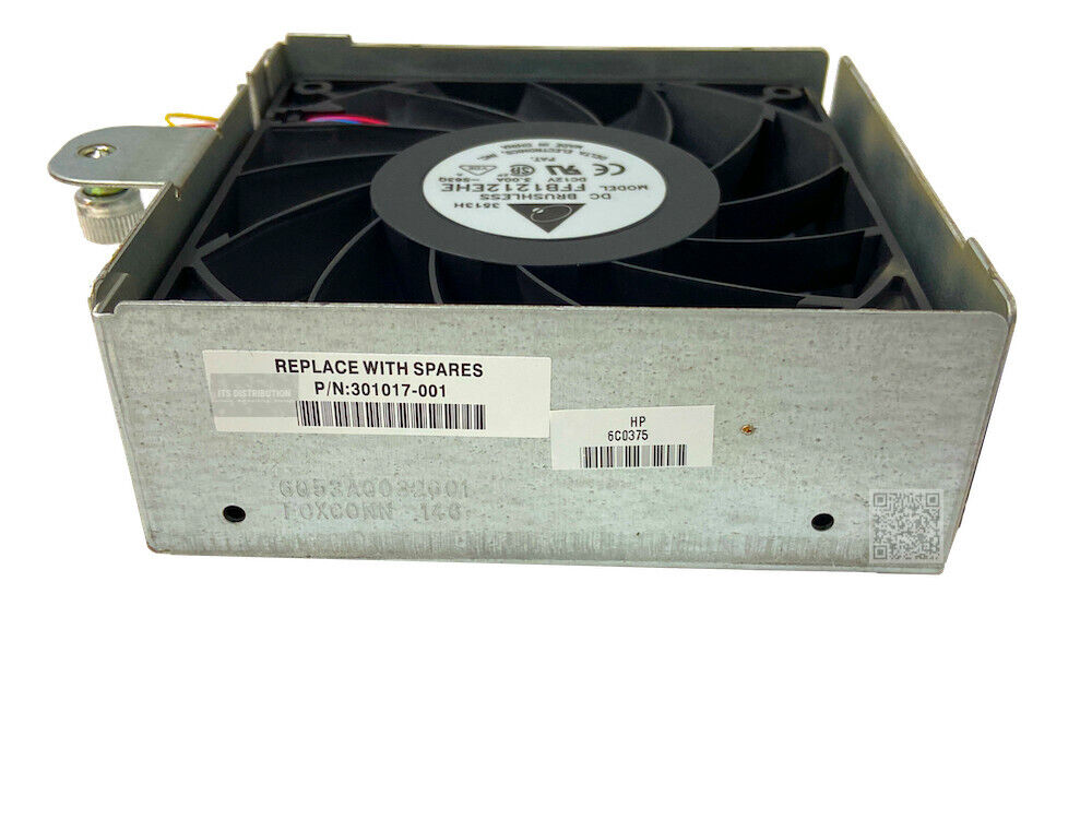 301017-001 I HP Proliant ML350 G3 120mm Fan Cage Assembly