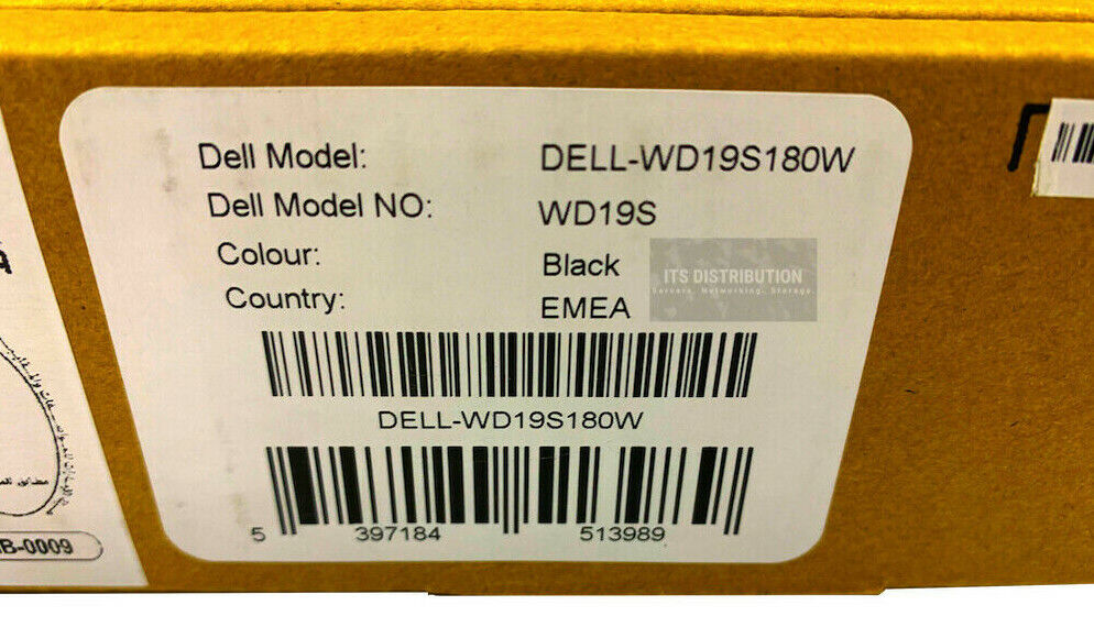 WD19S180W I Brand New Dell 180W ExpressCharge Docking Station WD19S 0110RP