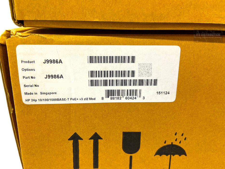 J9986A I New Sealed HPE Aruba 5400R 24-port 10/100/1000BASE-T PoE+ MACsec v3