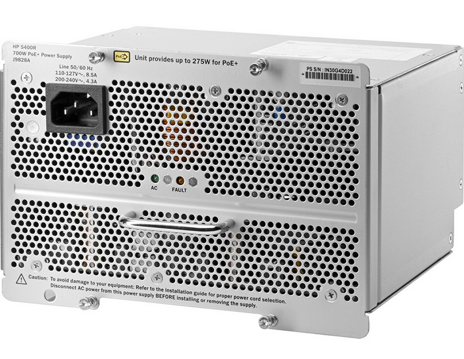 J9830B I Brand New Sealed HPE Aruba 5400R 2750W PoE+ zl2 Power Supply
