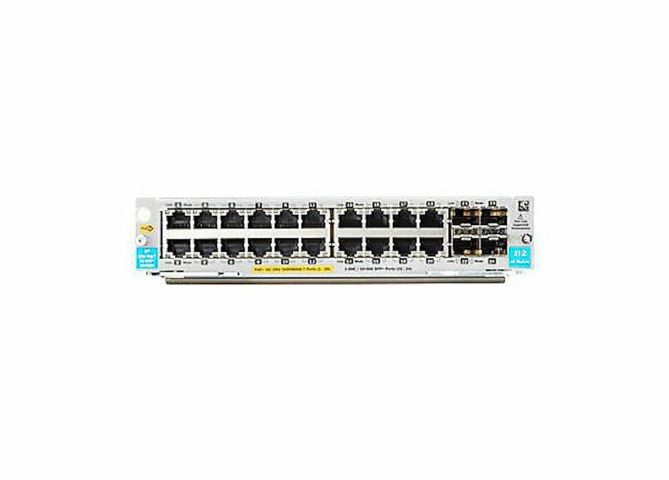 J9990A I Brand New HPE Aruba 5400R 20P 10/100/1000BASE-T PoE+ 4-Port SFP+ Module