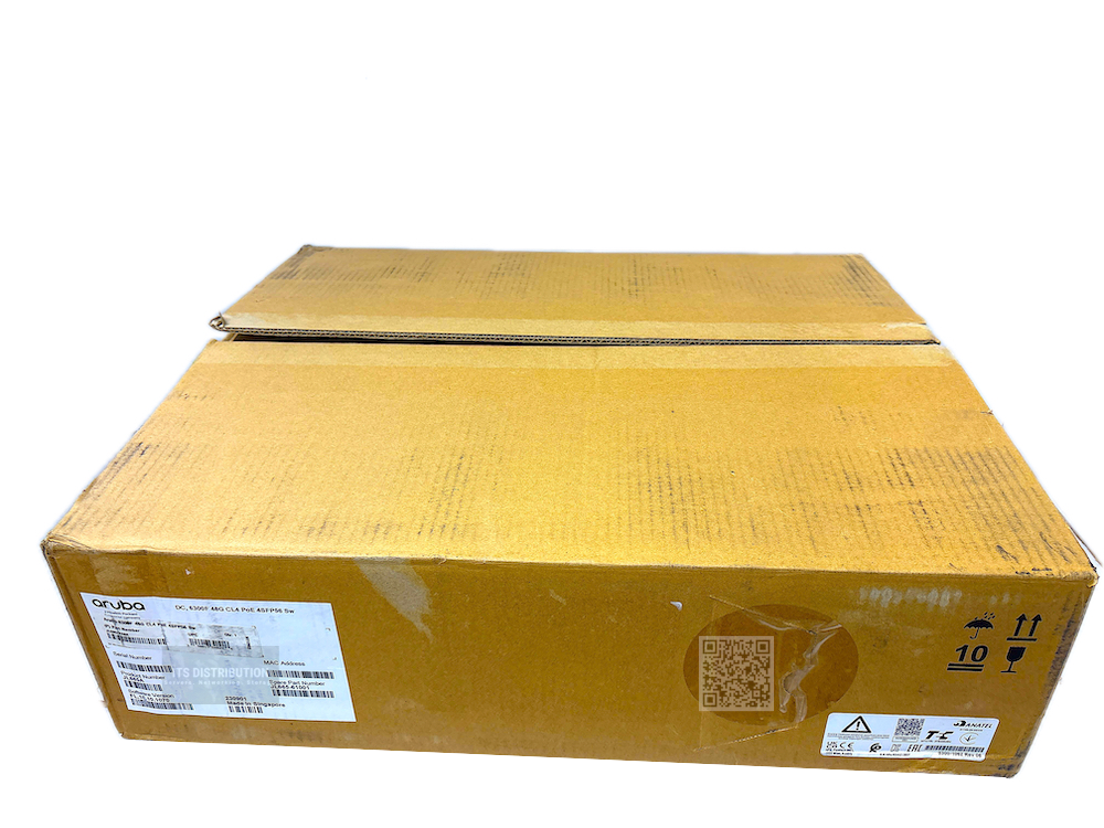 JL665A#ABA I HPE Aruba 6300F 48-port 1GbE Class 4 PoE & 4-port SFP56 Switch OPEN