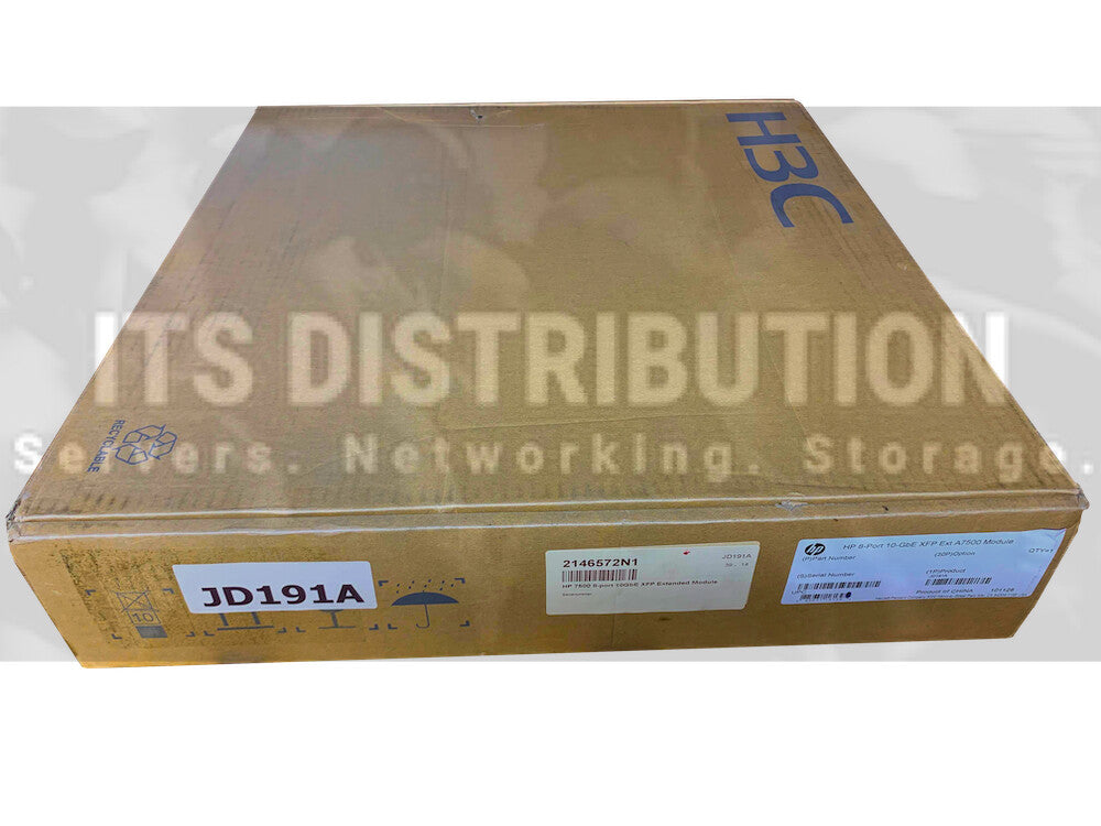 JD191A I HP A7500 0231A0AE XFP Module 8 x XFP 10 8 x Expansion Slots BRAND NEW