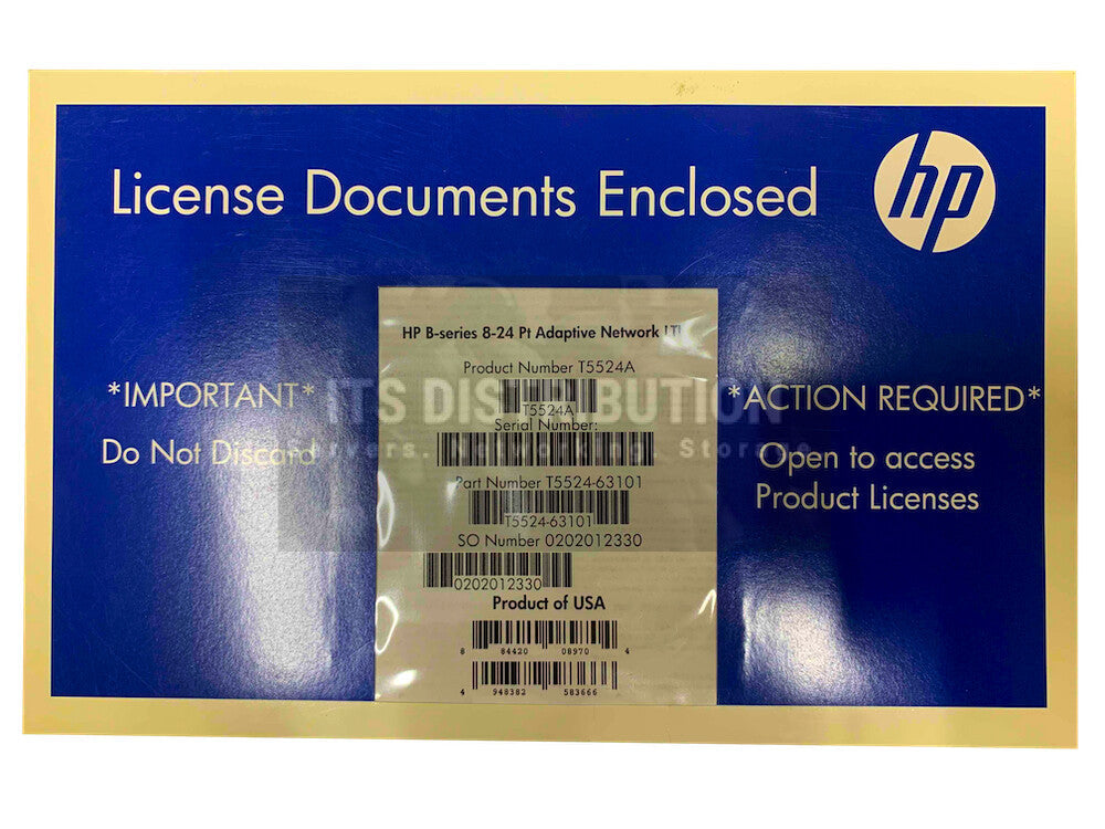 T5524A I HPE B-series 8-24-port SAN Switch Adaptive Networking RTU BRAND NEW