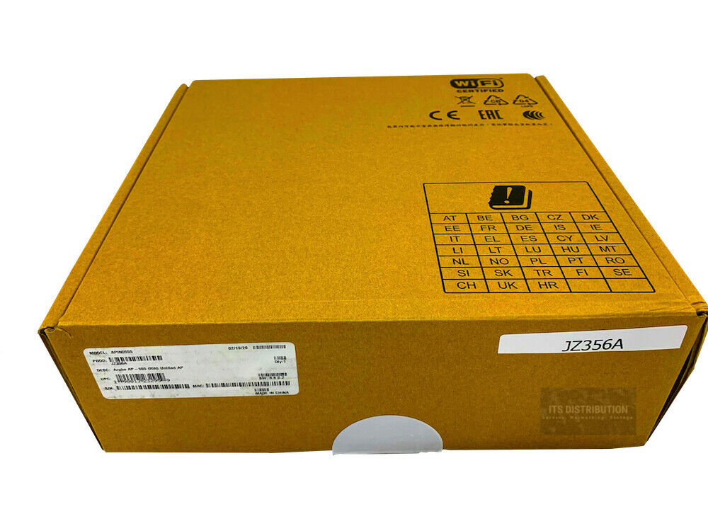JZ356A I Open HPE Aruba AP-555 (RW) Dual Radio 8x8:8 / 4x4:4 802.11ax Unified AP