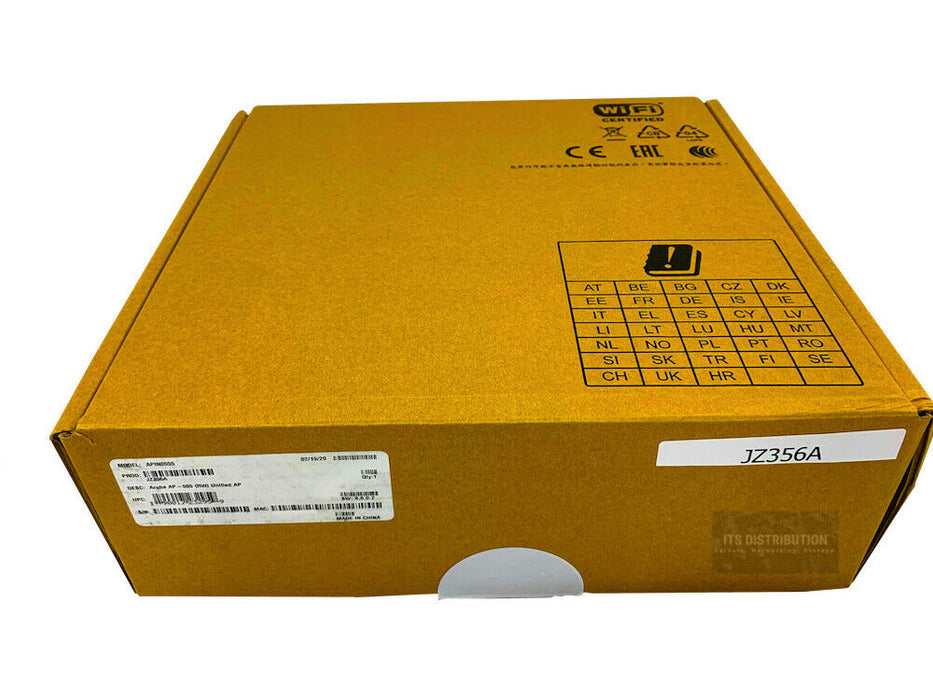 JZ356A I Open HPE Aruba AP-555 (RW) Dual Radio 8x8:8 / 4x4:4 802.11ax Unified AP