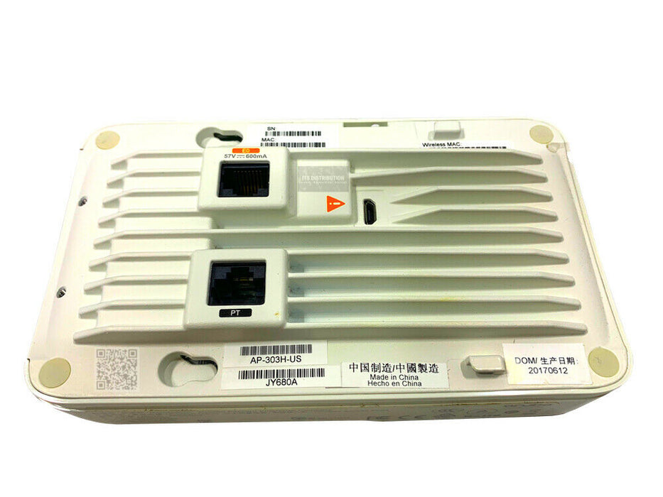 JY680A I HPE Aruba AP-303H-US Dual-radio 802.11ac 2x2 Unified AP+ Mount JY686A