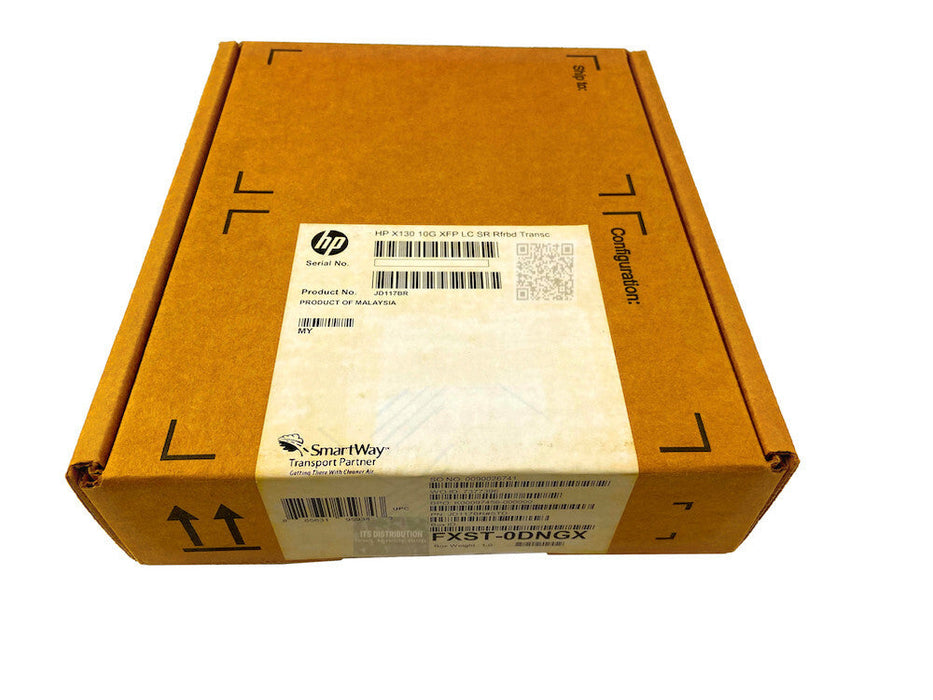 JD117B I Genuine HPE X130 10GB XFP LC SR Transceiver RENEW SEALED
