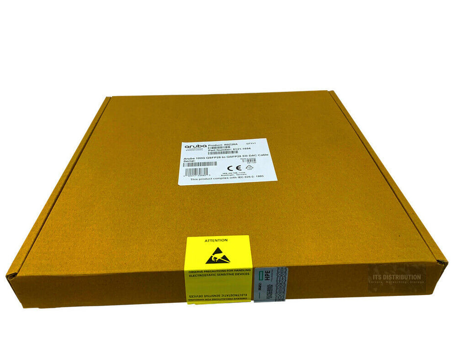 R0Z26A I Genuine New HPE Aruba 100G QSFP28 to QSFP28 5M DAC Cable 8121-1694
